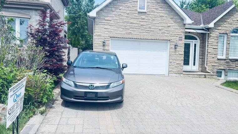 Lavage à pression réalisé par QNett Services - Pavé uni et entrée résidentielle à Gatineau